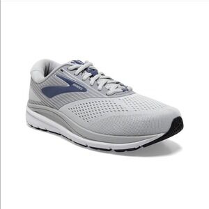 Brooks Addiction 14 road running shoes in oyster grey/blue size 8.5 Wide